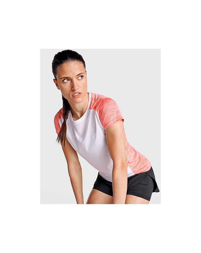 Tee shirt Personnalisé Manche Courte Duo 135 g/m² - Roly Sport CA6663 - Tee shirt Personnalisé avec marquage broderie, flocag...