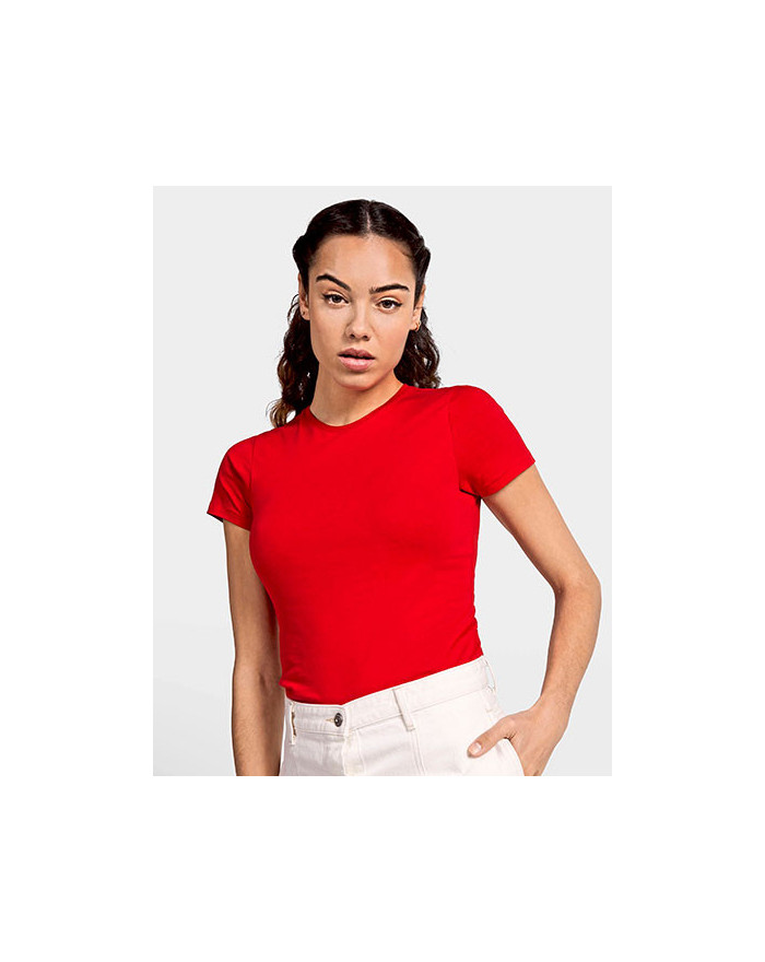 Tee shirt Personnalisé Manche Courte Femme 160 g/m² (White: 170 g/m²) - Roly Eco CA6696 - Tee shirt Personnalisé avec marquag...