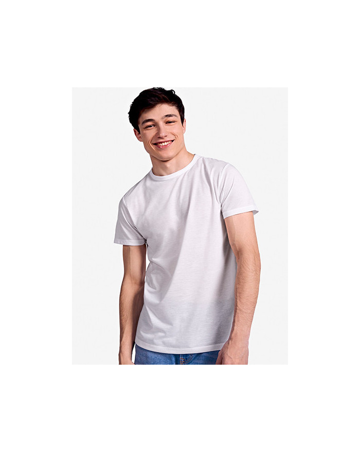 Tee shirt Personnalisé Manche Courte Homme 140 g/m² - Roly CA7129 - Tee shirt Personnalisé avec marquage broderie, flocage ou...