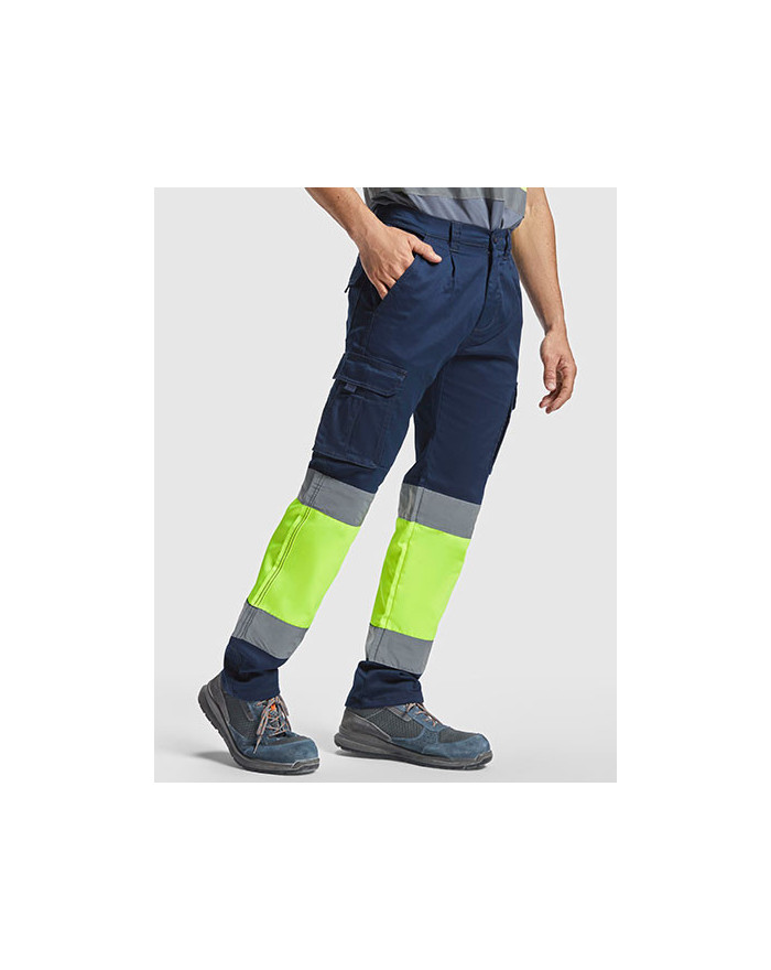Pantalon Personnalisé Unisexe 250 g/m² - Roly Workwear HV9312 - Pantalon Personnalisé avec marquage broderie, flocage ou impr...