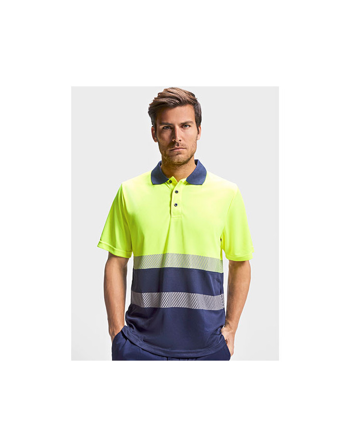 Polo Personnalisé Manche Courte Unisexe 170 g/m² - Roly Workwear HV9315 - Polo Personnalisé avec marquage broderie, flocage o...