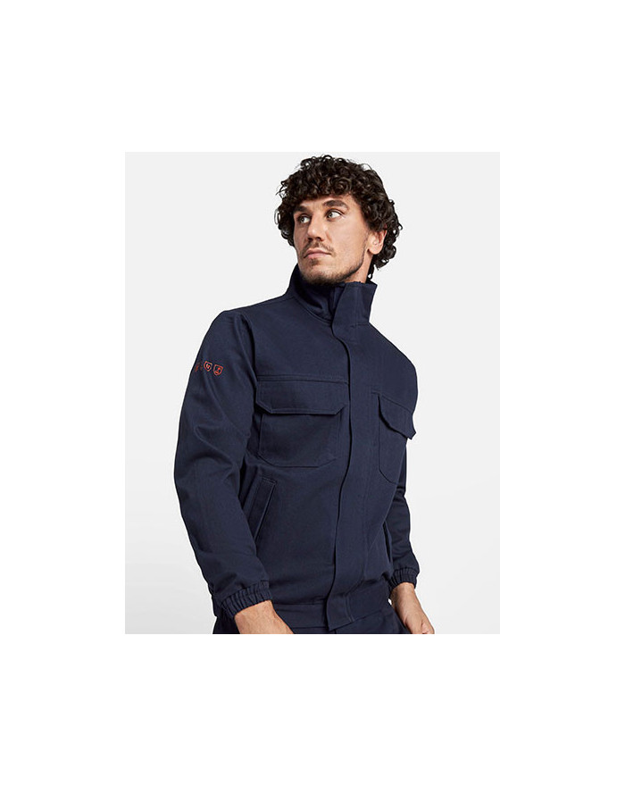 Veste Personnalisée avec liseré Homme 360 g/m² - Roly Workwear FR9403 - Veste Personnalisée avec marquage broderie, flocage o...
