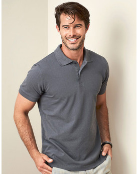 Polo Personnalisé Manche Courte avec liseré Homme 100% coton 225 g/m² - Stedman® ST9050 - Polo Personnalisé avec marquage bro...