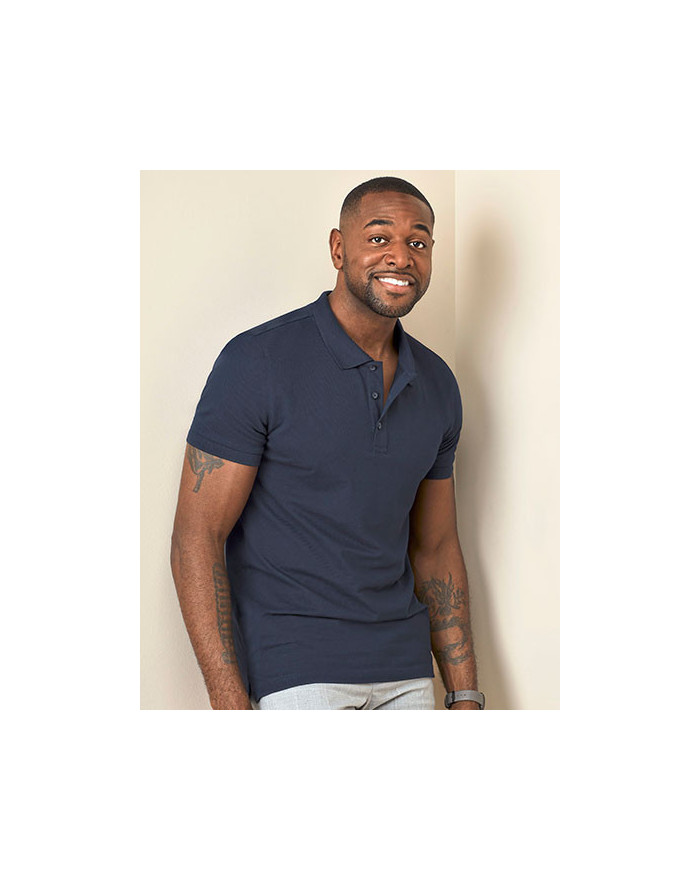 Polo Personnalisé Manche Courte avec liseré Duo 210 g/m² - Stedman® ST9640 - Polo Personnalisé avec marquage broderie, flocag...