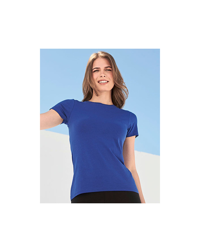 Tee shirt Personnalisé Manche Courte Col rond Femme  165 g/m² - SF Women SF121 - Tee shirt Personnalisé avec marquage broderi...