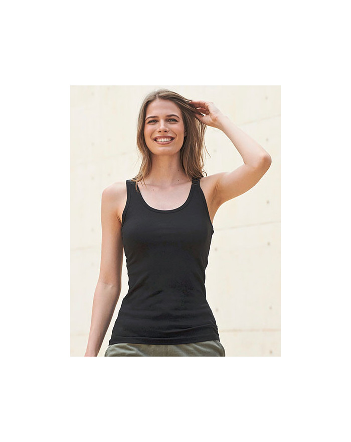 Tee shirt Personnalisé Sans Manche Col rond Femme  165 g/m² - SF Women SF123 - Tee shirt personnalisé sans manches avec marqu...