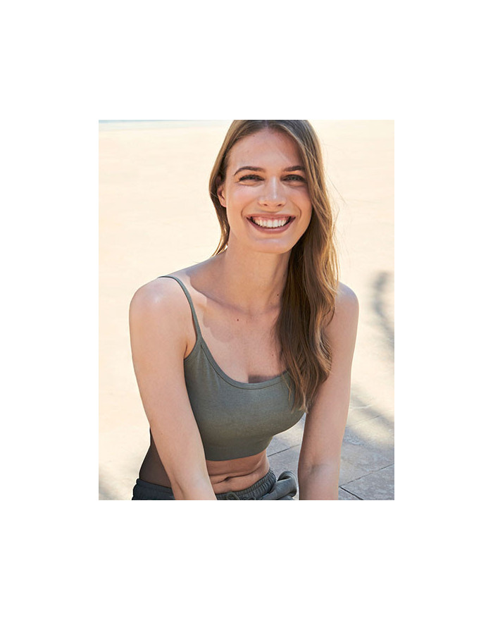 Tee shirt Personnalisé Sans Manche|Fines bretelles Femme 200 g/m² - SF Women SK230 - Tee shirt personnalisé sans manches avec...
