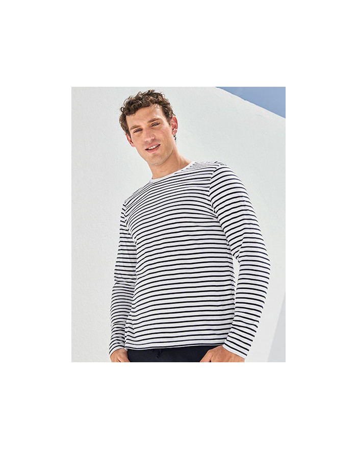 Tee shirt Personnalisé Manche Longue Unisexe 100% coton 160 g/m² - SF Men SF204 - Tee shirt Personnalisé avec marquage broder...