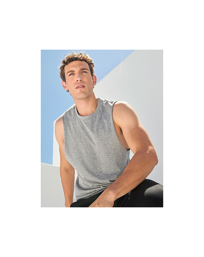 Tee shirt Personnalisé Sans Manche Duo 140 g/m² - SF Women SK232 - Tee shirt personnalisé sans manches avec marquage broderie...