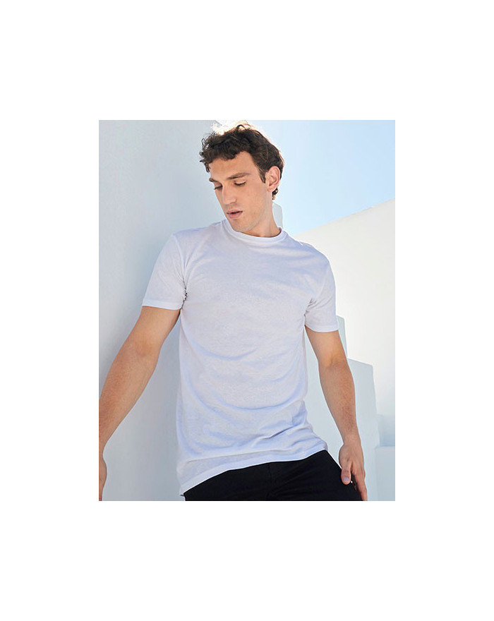 Tee shirt Personnalisé Manche Courte Homme 100% coton 140 g/m² - SF Men SF258 - Tee shirt Personnalisé avec marquage broderie...