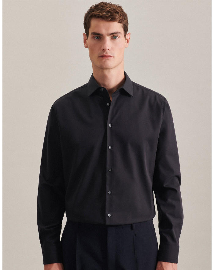 Chemise d'entreprise Personnalisée Manche Longue|Manchettes Homme 100% coton 120 g/m² - Seidensticker 021000/241600 - Chemise...