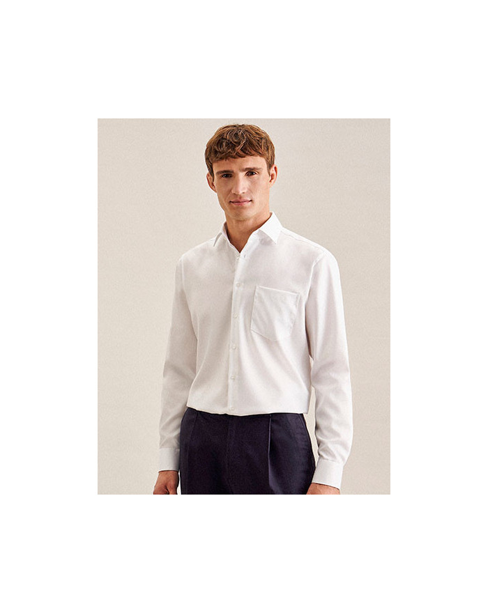 Chemise d'entreprise  Personnalisée Manche Longue  Homme   220 g/m² - Seidensticker SN143510  