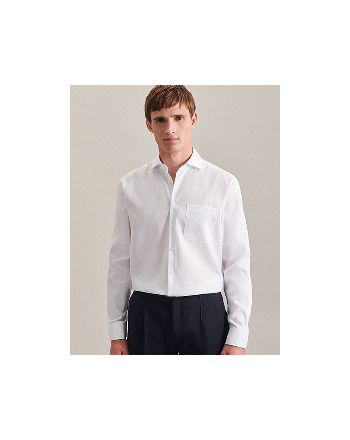 Chemise d'entreprise Personnalisée Manche Longue|Manchettes Homme 100% coton 110 g/m² - Seidensticker 193677 - Chemise d'entr...
