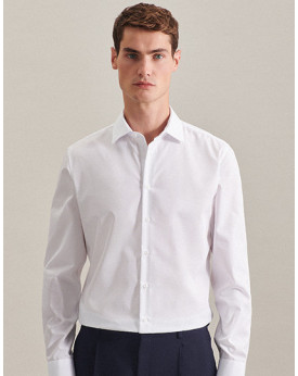 Chemise d'entreprise Personnalisée Manche Longue|Manchettes Homme 100% coton 110 g/m² - Seidensticker 293677 - Chemise d'entr...