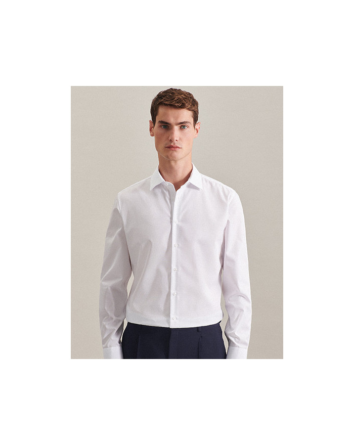 Chemise d'entreprise Personnalisée Manche Longue|Manchettes Homme 100% coton 110 g/m² - Seidensticker 293677 - Chemise d'entr...
