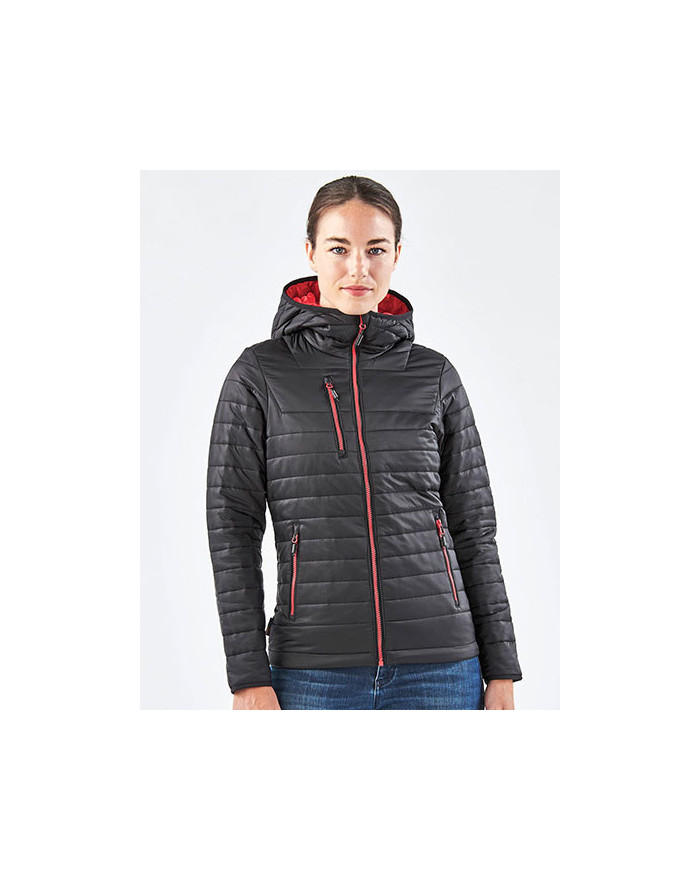 Veste Personnalisée Manche Longue avec liseré Femme - Stormtech AFP-1W - Veste Personnalisée avec marquage broderie, flocage ...