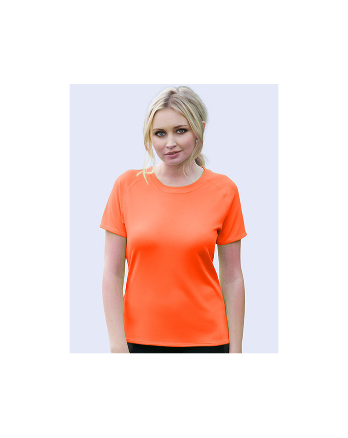 Tee shirt Personnalisé Manche Courte|Raglan Col rond Femme  145 g/m² - Starworld SW403 - Tee shirt Personnalisé avec marquage...
