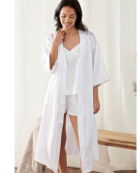 Peignoirs Personnalisés Manche 3/4 Femme  95 g/m² - Towel City TC054 - Peignoirs avec marquage broderie, flocage ou impressio...