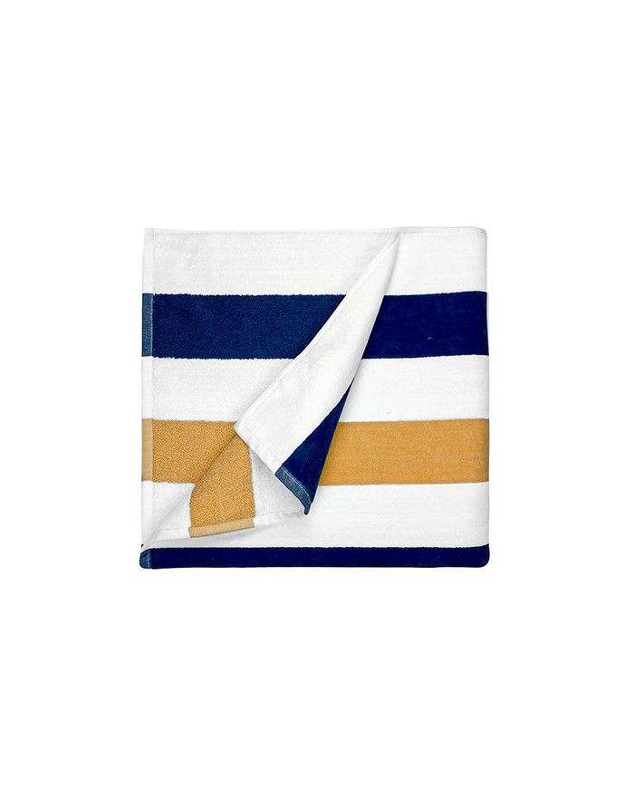 Serviette de toilette Personnalisée 100% coton 550 g/m² - The One Towelling® T1-STRIPE - Serviettes et tapis de bain avec mar...