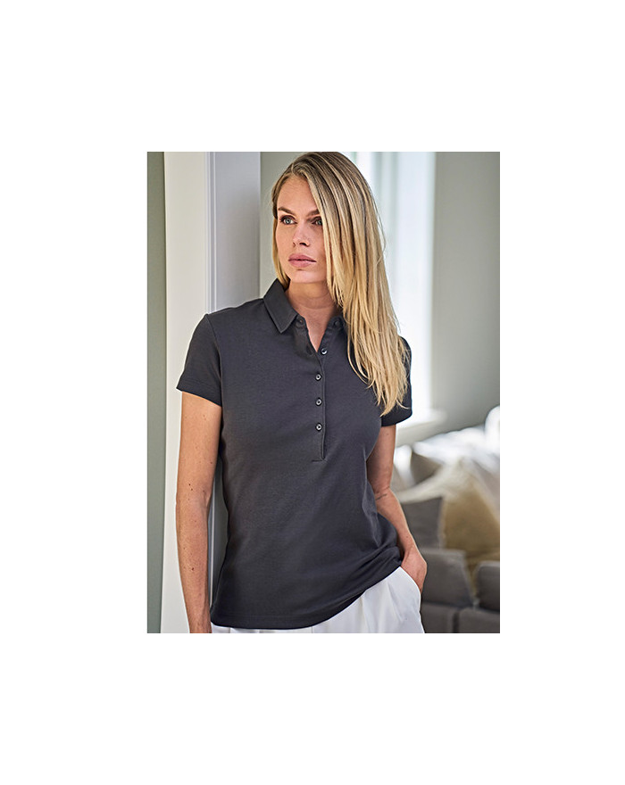Polo Personnalisé Manche Courte Duo 100% coton 200 g/m² - Tee Jays 1441 - Polo Personnalisé avec marquage broderie, flocage o...