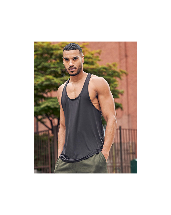 Tee shirt Personnalisé Sans Manche Racerback|Col rond Homme  150 g/m² - Tombo TL504 - Tee shirt personnalisé sans manches ave...