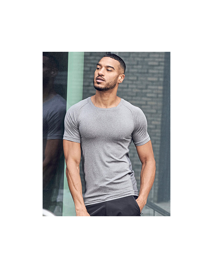 Tee shirt Personnalisé Manche Courte|Raglan Col rond Homme  150 g/m² - Tombo TL515 - Tee shirt Personnalisé avec marquage bro...