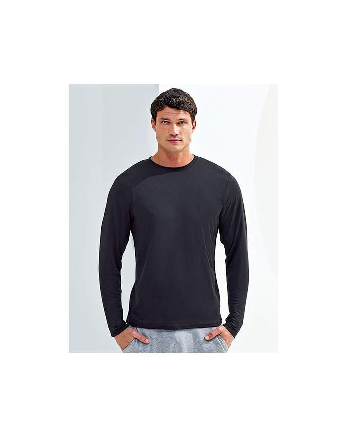 Tee shirt Personnalisé Manche Longue Col rond Homme  135 g/m² - TriDri® TR050 - Tee shirt Personnalisé avec marquage broderie...