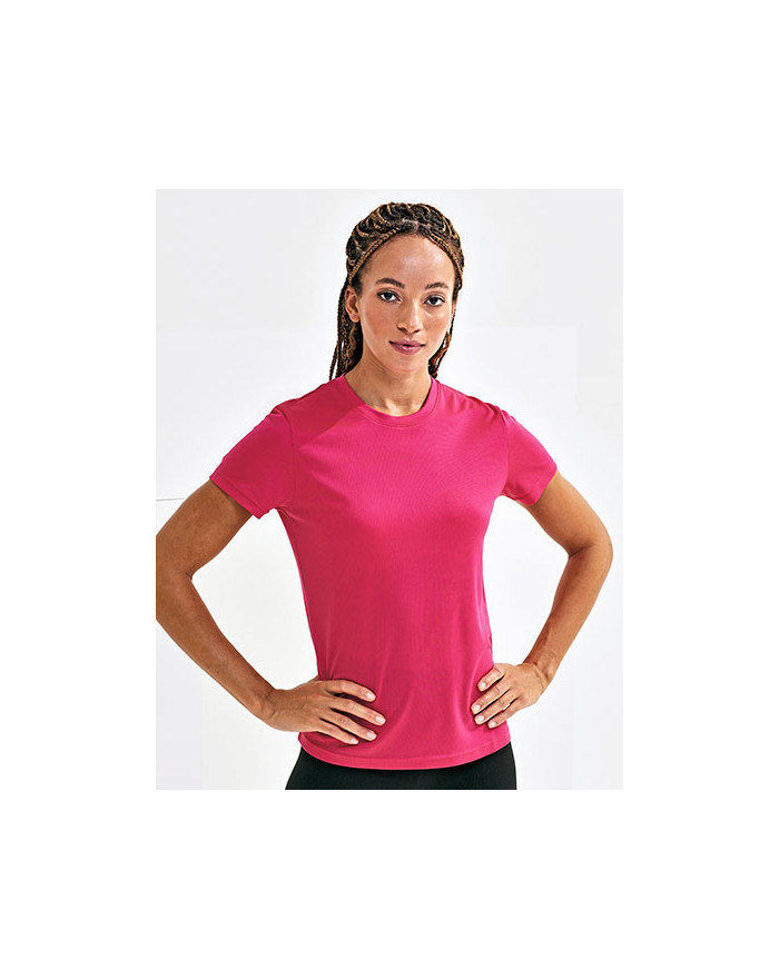 Tee shirt Personnalisé Manche Courte Col rond Femme  135 g/m² - TriDri® TR504 - Tee shirt Personnalisé avec marquage broderie...