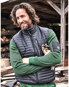 Veste Personnalisée Sans Manche Homme - Terrax Workwear 30449 - Veste Personnalisée avec marquage broderie, flocage ou impres...