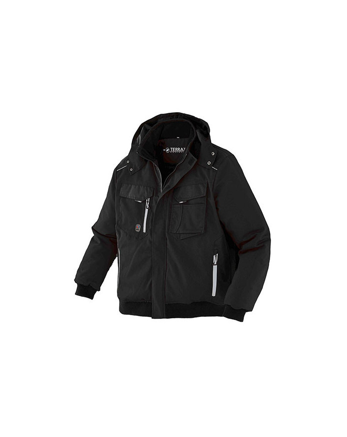 Veste Personnalisée Manche Longue avec liseré Homme - Terrax Workwear 62112 - Veste Personnalisée avec marquage broderie, flo...