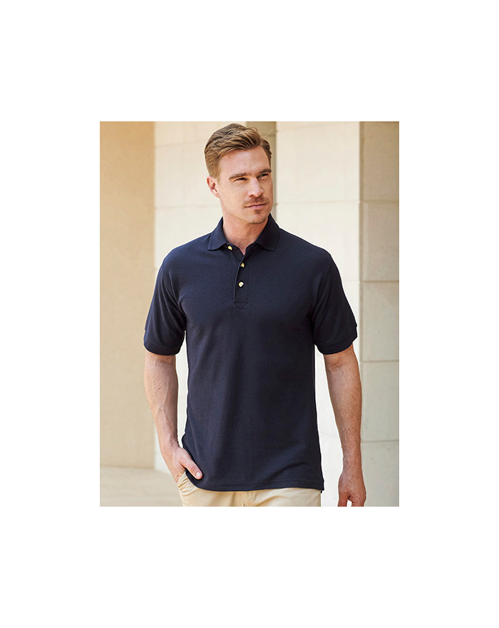 Polo Personnalisé Manche Courte avec liseré Homme 250 g/m² - Henbury H410 - Polo Personnalisé avec marquage broderie, flocage...