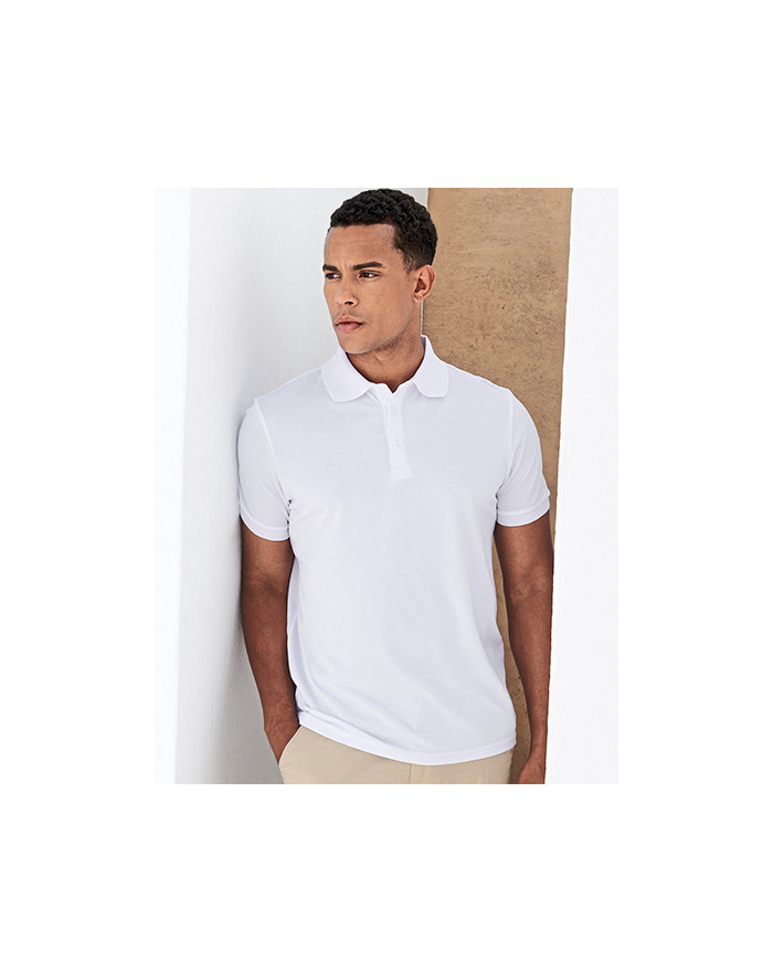 Polo Personnalisé Manche Courte avec liseré Homme 200 g/m² - Henbury H465 - Polo Personnalisé avec marquage broderie, flocage...