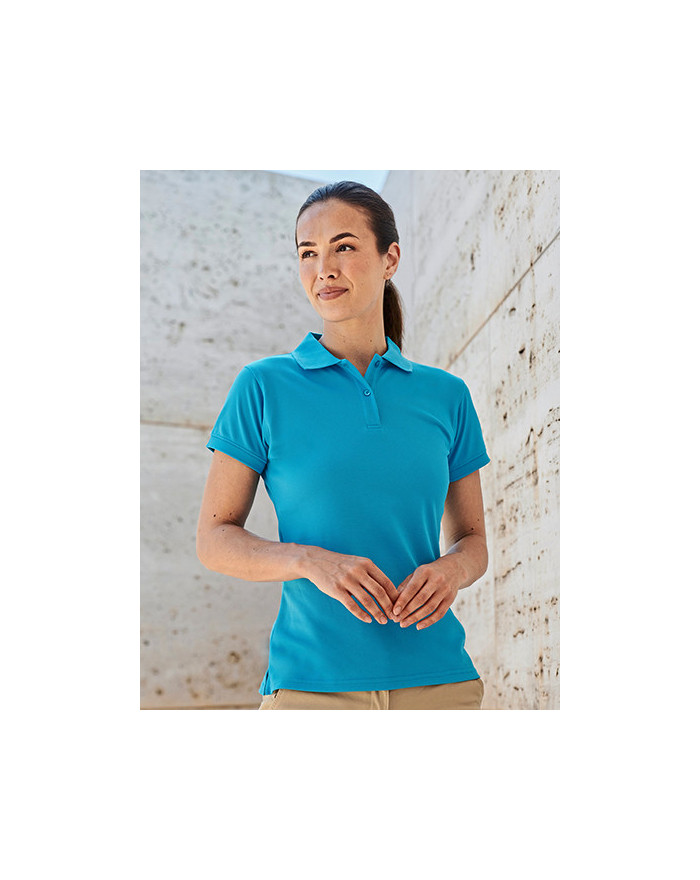 Polo Personnalisé Manche Courte avec liseré Duo 180 g/m² - Henbury H476 - Polo Personnalisé avec marquage broderie, flocage o...