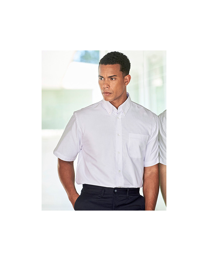 Chemise d'entreprise Personnalisée Manche Courte Duo 170 g/m² - Henbury H515 - Chemise d'entreprise Personnalisée avec marqua...
