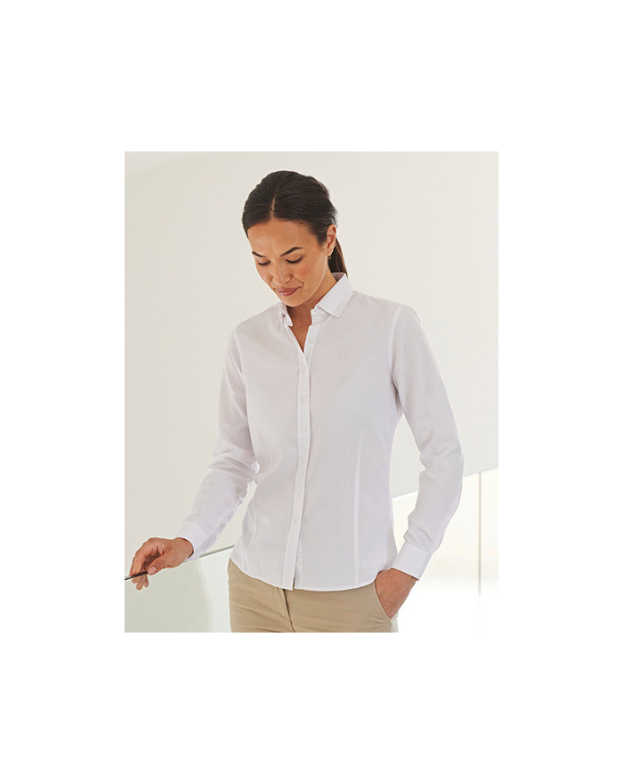 Chemise d'entreprise Personnalisée Manche Longue|Manchettes Duo 140 g/m² - Henbury H583 - Chemise d'entreprise Personnalisée ...