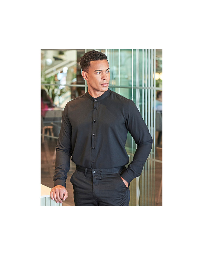 Chemise d'entreprise Personnalisée Enroulable|Manche Longue Duo 115 g/m² - Henbury H592 - Chemise d'entreprise Personnalisée ...