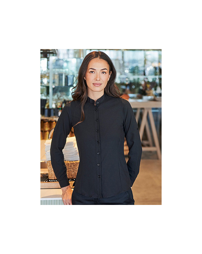 Chemise d'entreprise Personnalisée Enroulable|Manche Longue Duo 115 g/m² - Henbury H593 - Chemise d'entreprise Personnalisée ...
