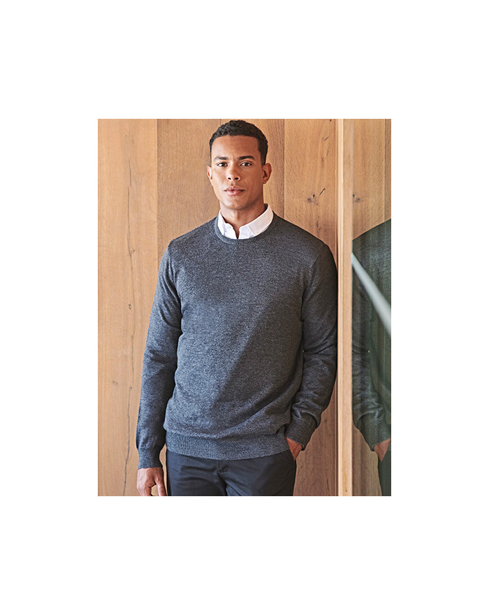 Sweat Personnalisé Manche Longue avec liseré Homme - Henbury H725 - Sweat Personnalisé avec marquage broderie, flocage ou imp...