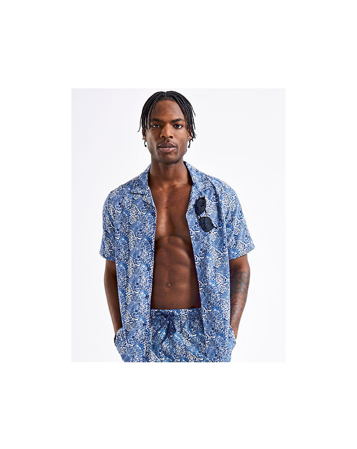 Chemise d'entreprise Personnalisée Manche Courte Homme  115 g/m² - WOMBAT® WB500 - Chemise d'entreprise Personnalisée avec ma...