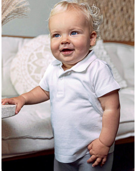 Polo Personnalisé Manche Courte Enfant 100% coton 200 g/m² - Link Kids Wear 13003-1122 - Polo Personnalisé avec marquage brod...