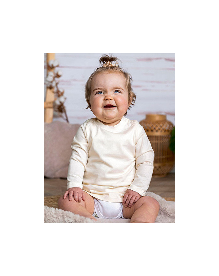 Tee shirt Personnalisé Manche Longue Enfant 100% coton 160 g/m² - Link Kids Wear 13002-1420 - Tee shirt Personnalisé avec mar...
