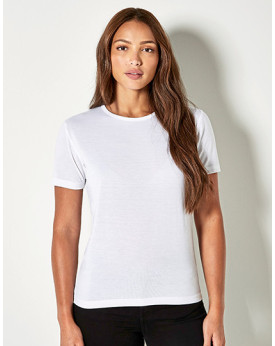 Tee shirt Personnalisé Manche Courte Bande de propreté|Col rond Femme  210 g/m² - Xpres XP523 - Tee shirt Personnalisé avec m...