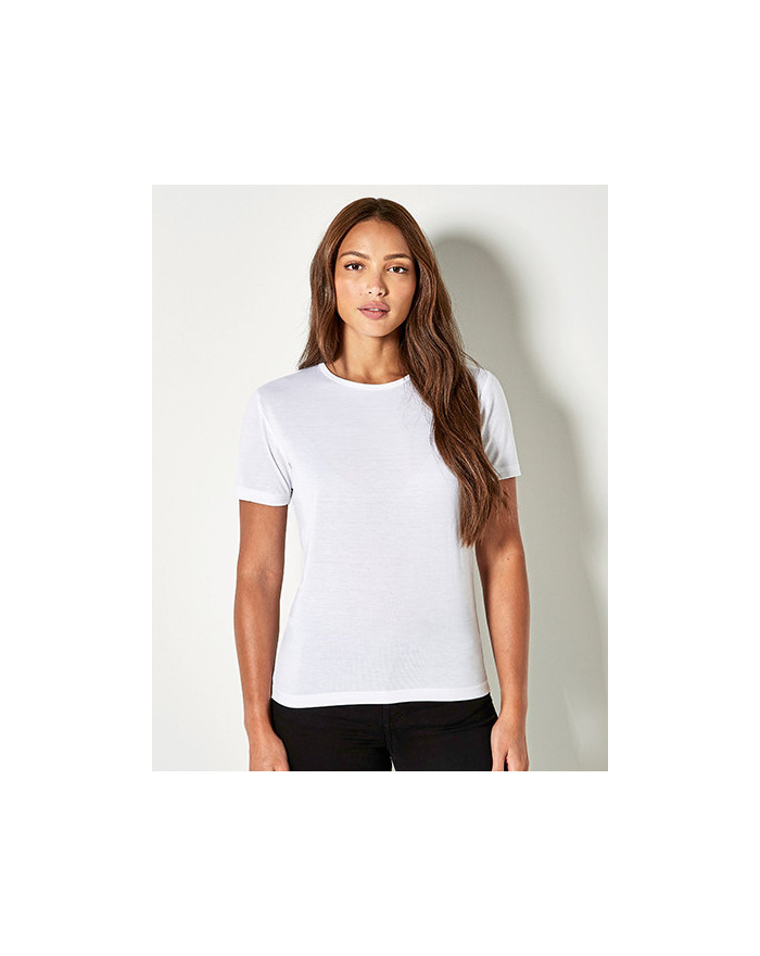 Tee shirt Personnalisé Manche Courte Bande de propreté|Col rond Femme  210 g/m² - Xpres XP523 - Tee shirt Personnalisé avec m...