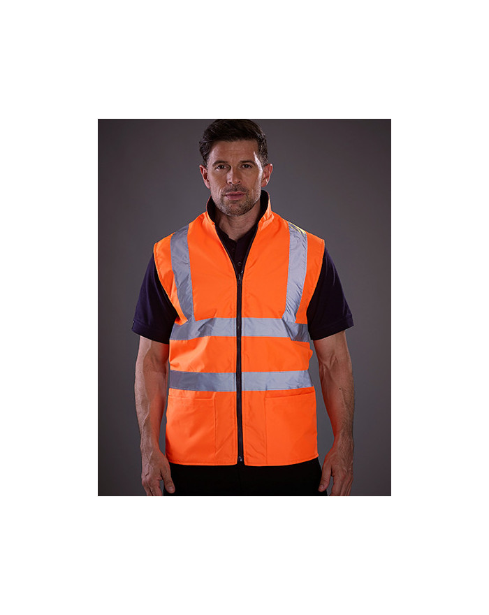 Veste Personnalisée Sans Manche Homme 280 g/m² - YOKO HV008F - Vêtement de travail Personnalisé avec marquage broderie, floca...