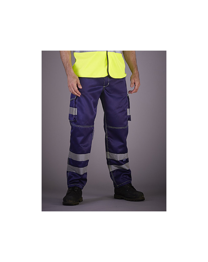 Pantalon Personnalisé Homme 340 g/m² - YOKO HV018T - Vêtement de travail Personnalisé avec marquage broderie, flocage ou impr...