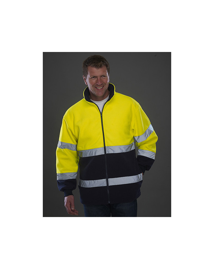 Veste Personnalisée Homme 380 g/m² - YOKO HVK10B - Vêtement de travail Personnalisé avec marquage broderie, flocage ou impres...