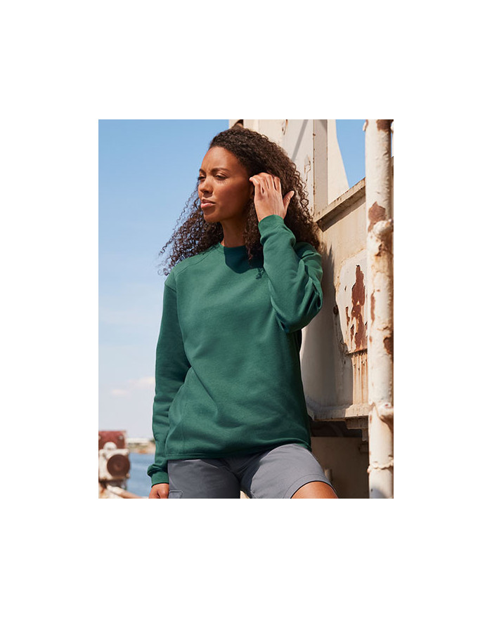 Sweat Personnalisé Manche Longue avec liseré Homme 300 g/m² - Russell R-013M-0 - Sweat Personnalisé avec marquage broderie, f...