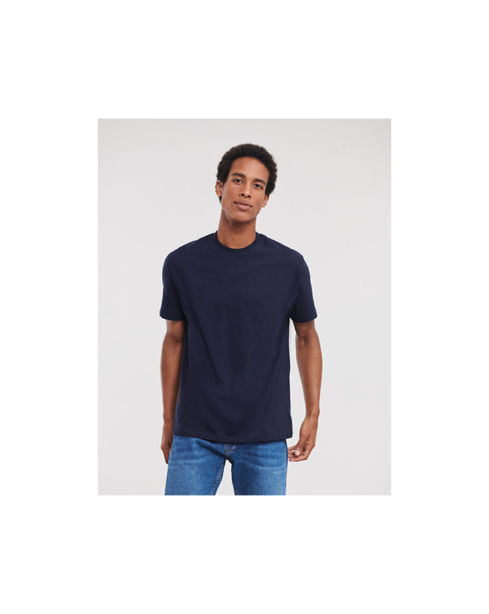 Tee shirt Personnalisé Manche Courte Homme 180 g/m² (White: 175 g/m²) - Russell R-180M-0 - Tee shirt Personnalisé avec marqua...