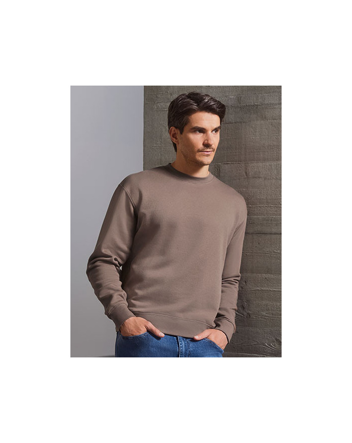 Sweat Personnalisé Manche Longue avec liseré Homme 280 g/m² - Russell R-262M-0 - Sweat Personnalisé avec marquage broderie, f...
