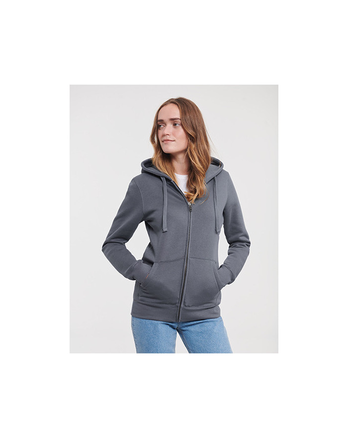 Sweat Personnalisé Manche Longue avec liseré Duo 280 g/m² - Russell R-266F-0 - Sweat Personnalisé avec marquage broderie, flo...